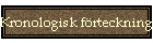 Kronologisk frteckning